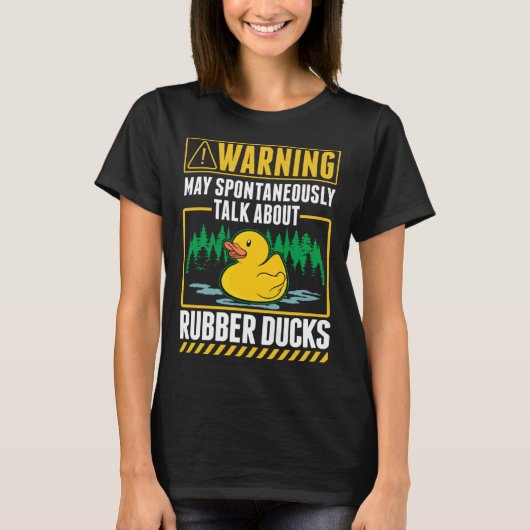 ラバーダックきしゃアヒルのバスアヒル1 Tシャツ (正面)