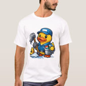 ラバーダックの清掃員 Tシャツ (正面)