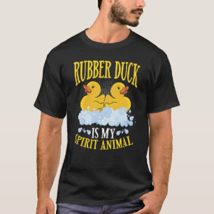 ラバーダックは私の霊獣バックプリントゴムDである Tシャツ