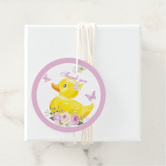 ラバーダックガールメッセージカード フェイバータグ (インサイチュ)