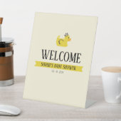 ラバーダックシャワー男女兼用ウェルカムサイン 台座サイン (インサイチュ)