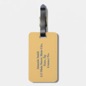 ラバーダックシーズン ラゲッジタグ (裏面縦)