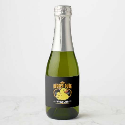 ラバーダックスウィスパー スパークリングワインラベル (正面)