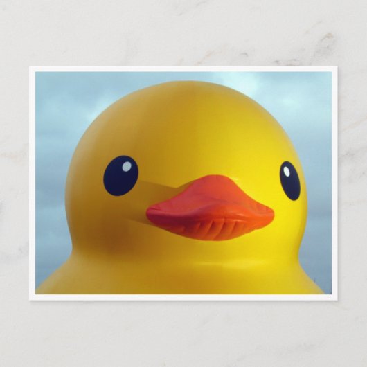 ラバーダックスマイル ポストカード (正面)