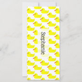 ラバーダックデザインしおり (正面)