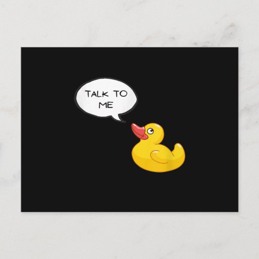 ラバーダックデバッグ 案内ポストカード (正面)