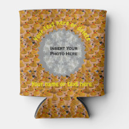 ラバーダックパーソナライズされた写真 缶クーラー