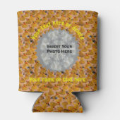 ラバーダックパーソナライズされた写真 缶クーラー (裏面)