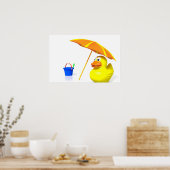 ラバーダックビーチ ポスター (キッチン)