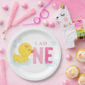 ラバーダックファースト誕生日 ペーパープレート (パーティー)