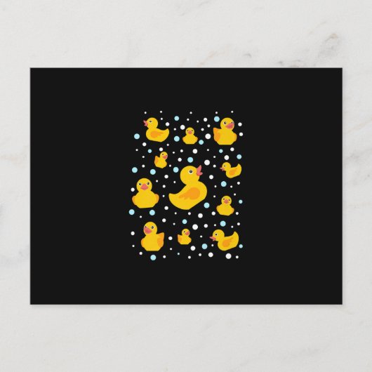 ラバーダックプリント 案内ポストカード (正面)