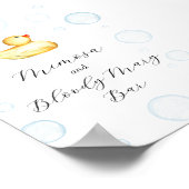 ラバーダックベビーシャワーミモサと血メアリーバー ポスター (角)