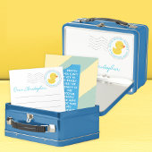 ラバーダック初誕生日タイムカプセル弁当箱 メタルランチボックス