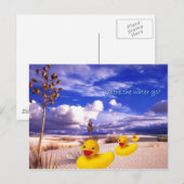 ラバーダック形成 ポストカード (正面/裏面)