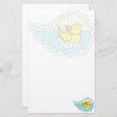 ラバーダック文房具を買い求める 便箋 (正面/裏面)