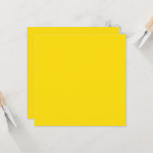 ラバーダック玩具黄秋秋無地の色 カード (正面/裏面インサイチュ)