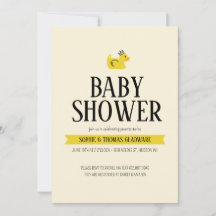 ラバーダック男女兼用カップル赤ちゃんシャワー