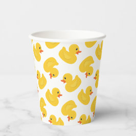 ラバーダック紙カップ | キュートイエローダッキー（アヒルちゃん）パーティーS 紙コップ