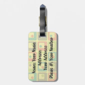 ラバーダック荷物タグの運転手 ラゲッジタグ (裏面縦)