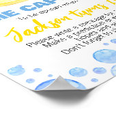 ラバーダック誕生日タイムカプセルサイン ポスター (角)