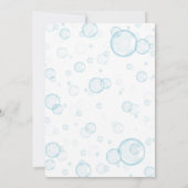 ラバーダック赤ちゃんシャワー招待 招待状 (裏面)