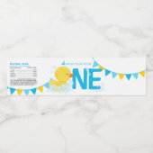 ラバーダックONE誕生日生日栄養の事実戻る ペットボトルラベル (シングルラベル)
