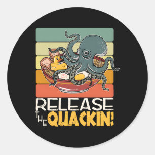 ラバーダックQuackinタコRa麺をリリース ラウンドシール