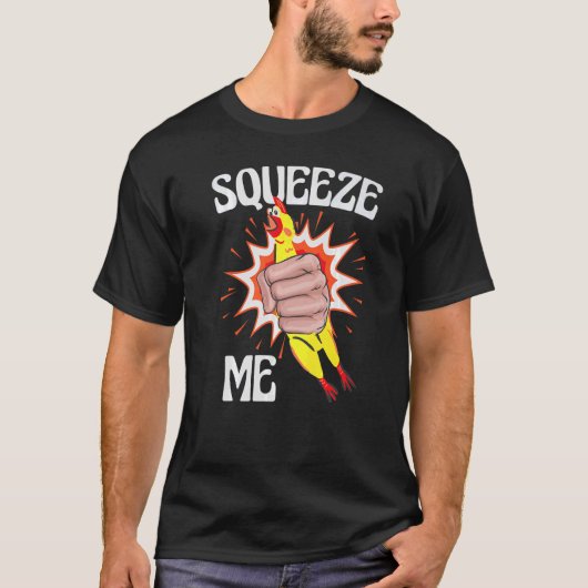 ラバーチキンの衣装を絞る Tシャツ (正面)