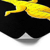 ラバーチキン踊りおもしろいパーティーキッズメンズ ポスター (角)