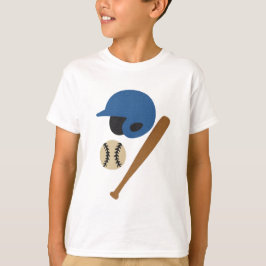 ラバーテキストスタイルのキッズ用野球Tシャツ Tシャツ