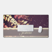 ラバーナムエレガントカスケード デスクマット (キーボード&マウス)