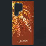 ラバーナムエレガントカスケード SAMSUNG GALAXY S22 ULTRAケース<br><div class="desc">ラバーナムの花のカスケード表示,深い、豊かな背景に対して柔らかい黄金とピンクの色合いをブレンド。</div>