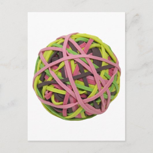 ラバーバンドボール042310 ポストカード (正面)