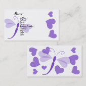 ラバーリー・ドラゴンフライ 名刺 (正面/裏面)