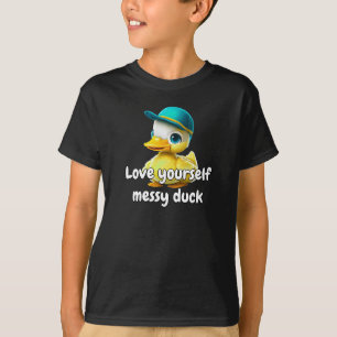 ラバー・ダックTシャツ かわいい ユニーク おしゃれ キッズ Tシャツ