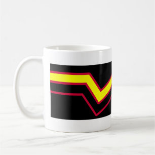 ラバー/ラテックス プライド フラッグ コーヒーマグカップ