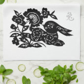 ラバ中国のスイヤー〔占星術の〕十二宮図紙カットKT キッチンタオル (折り畳み)