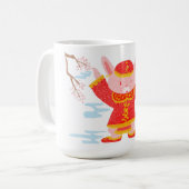 ラバ中国のススーツ コーヒーマグカップ (正面左)