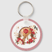 ラバ中国のス キーホルダー (裏面)