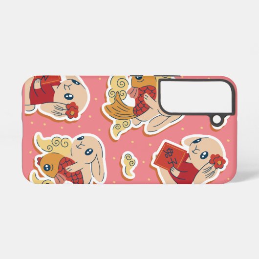 ラバ中国のス – 〔占星術の〕十二宮図かわいい動物 SAMSUNG GALAXYケース (裏面横)