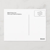 ラバ引きカート ポストカード (裏面)