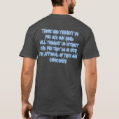 ラバ怒スTシャツ Tシャツ (裏面)