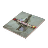 ラバ感動的ス:常にラブサインアートプリント タイル (側面)