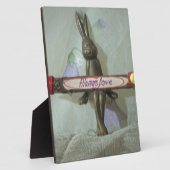 ラバ感動的ス:常にラブサインアートプリント フォトプラーク (側面)