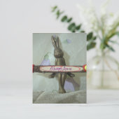 ラバ感動的ス:常にラブサインアートプリント ポストカード (スタンド正面)