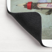 ラバ感動的ス：常にラブサインアートプリント マウスパッド (コーナー)