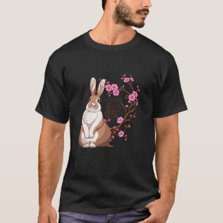 ラバ日本のス桜さくらんぼ花の木 Tシャツ