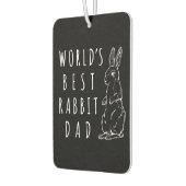 ラバ最高のスパパワールド最高のバニーパパ カーエアーフレッシュナー (左)