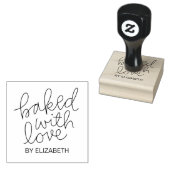 ラバ焼いたーパーソナライズされたスタンプ ラバースタンプ (押印)