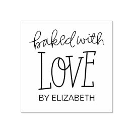 ラバ焼いたーパーソナライズされたスタンプ ラバースタンプ